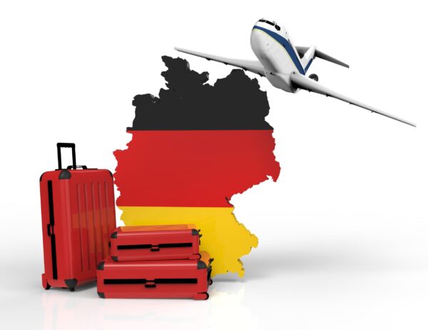 airplaine-suitcases-around-germany-map airplaine-suitcases-around-germany-map